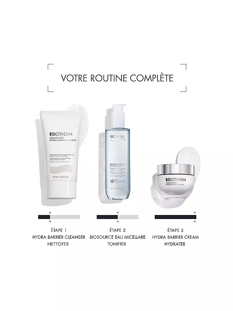 BIOTHERM | Aquasource Hydra Barrier Cleanser 150ml | Sin color