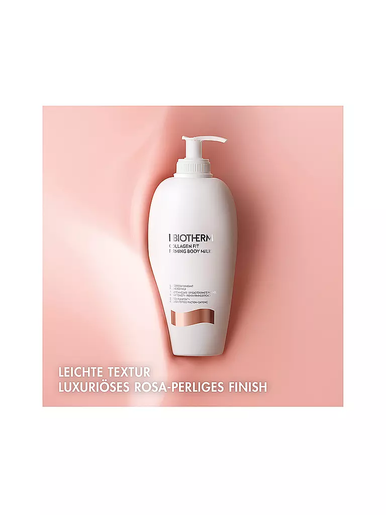 BIOTHERM | Collagen Fit Leche Corporal con Biotech Plankton™, Fracción de Péptidos de Colágeno y Cafeína 400ml | 