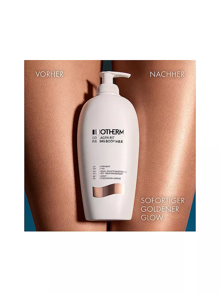 BIOTHERM | Collagen Fit Leche Corporal con Biotech Plankton™, Fracción de Péptidos de Colágeno y Cafeína 400ml | 