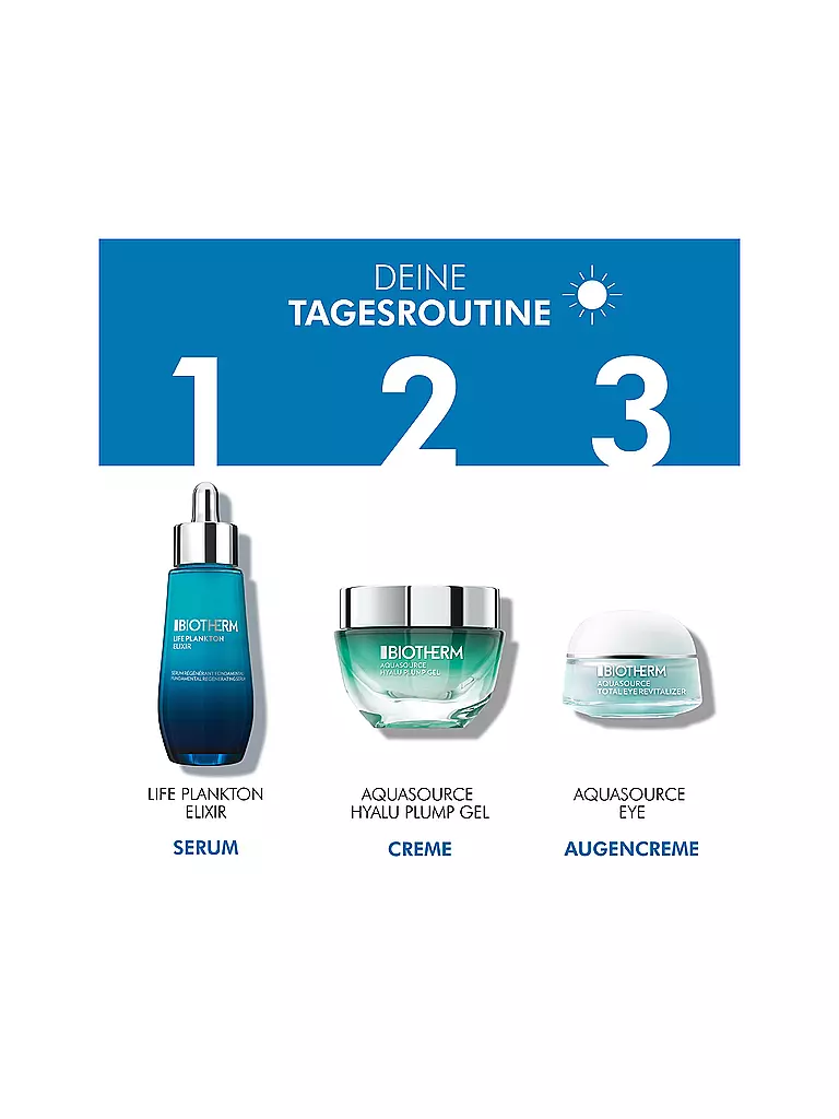 BIOTHERM | Crema facial - Aquasource Hyalu Plump Gel 30ml | Sin color