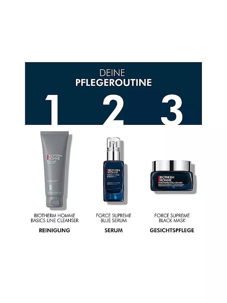 BIOTHERM | Homme Force Supreme Black Mask Crema de Noche 50ml | 