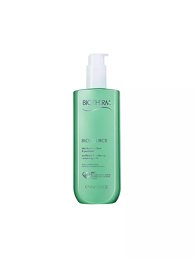 BIOTHERM | Leche Limpiadora - Biosource Cleansing Milk 400ml | Sin color