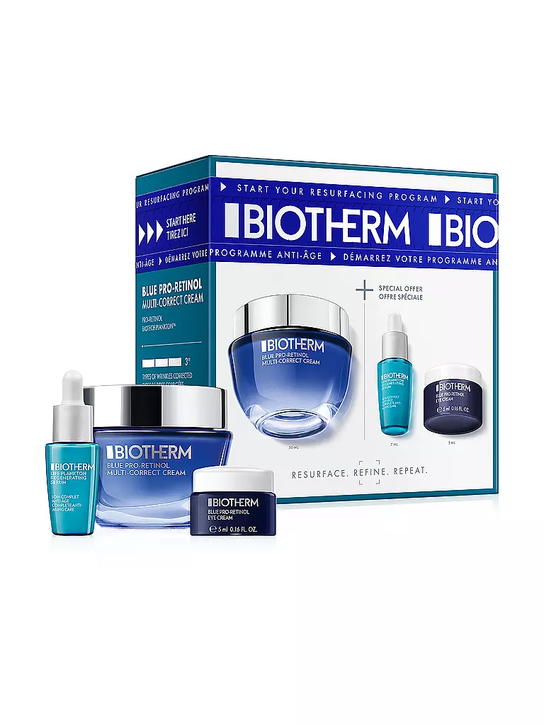 BIOTHERM | Set de regalo - Set Rutina Retinol 50ml / 7ml / 5ml | Sin color