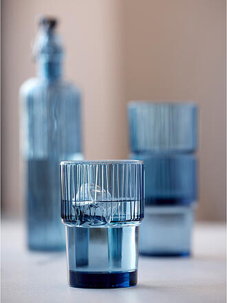 BITZ | Vaso de agua KUSINTHA, juego de 4, 380 ml, azul