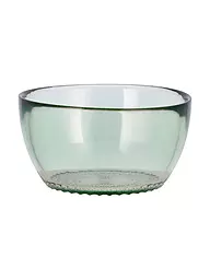 BITZ | Cuenco de vidrio KUSINTHA 12cm Ámbar | Verde claro