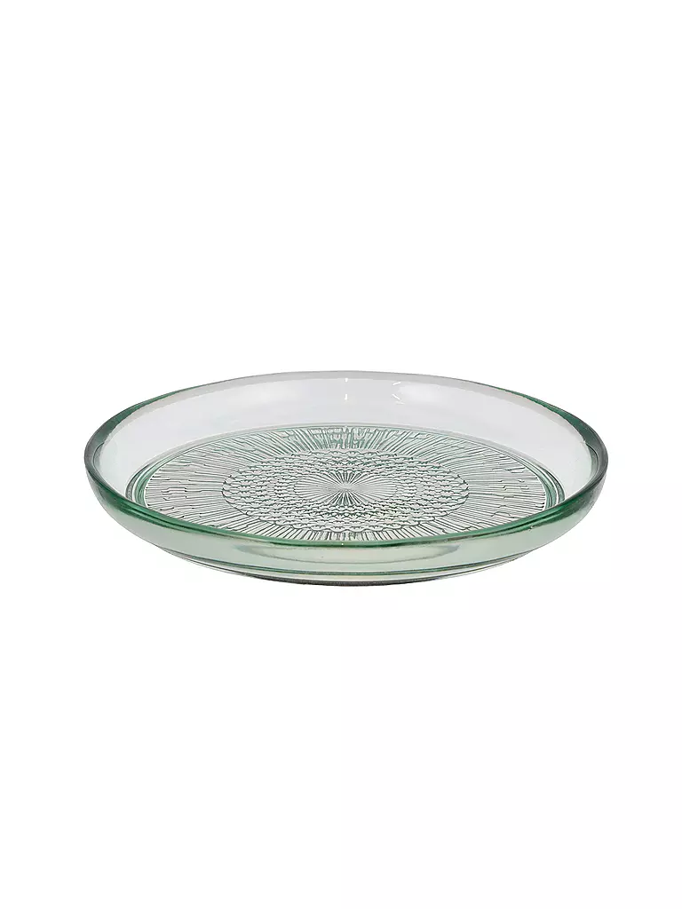 BITZ | Plato de vidrio KUSINTHA 18cm Verde | Verde claro