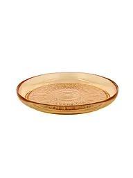 BITZ | Plato de vidrio KUSINTHA 25cm Ámbar | Naranja