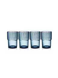 BITZ | Vaso de agua KUSINTHA, juego de 4, 380 ml, azul | Azul