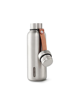 BLACK+BLUM | Botella isotérmica de 0,5 l negra/acero inoxidable