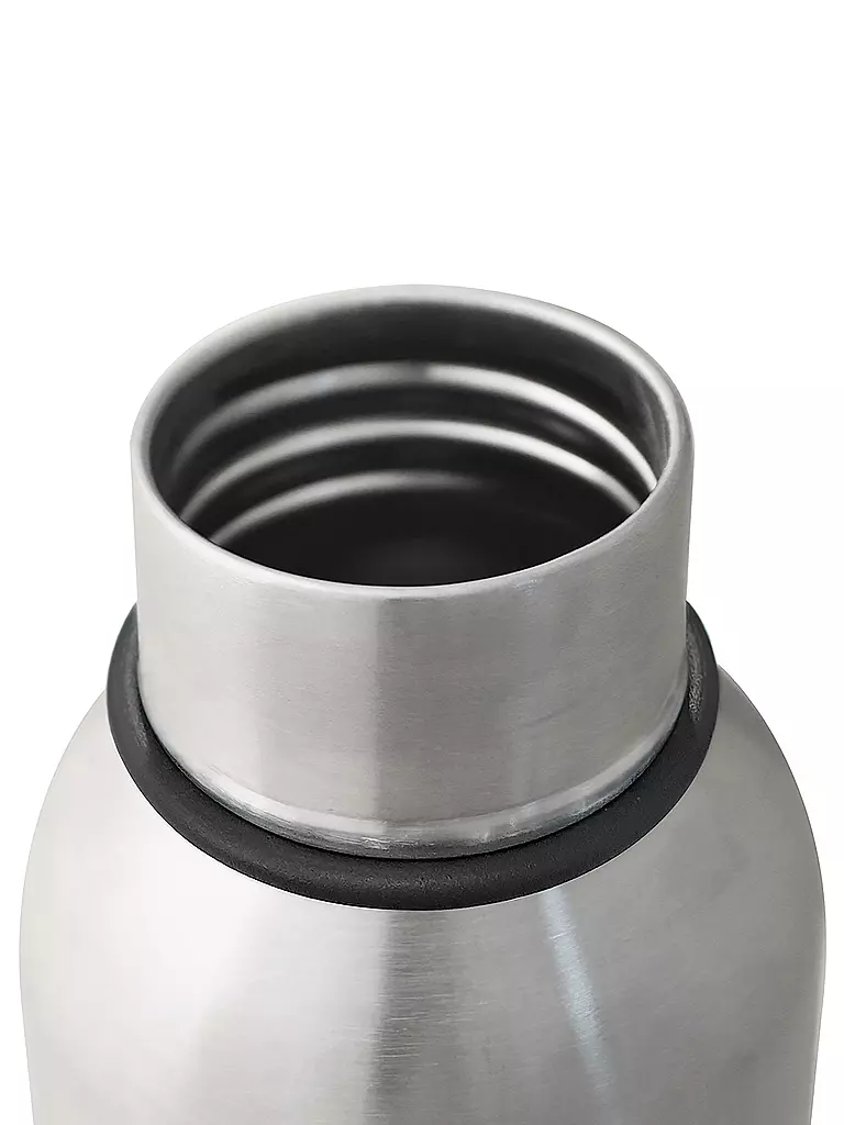BLACK+BLUM | Botella isotérmica de 0,5 l negra/acero inoxidable |