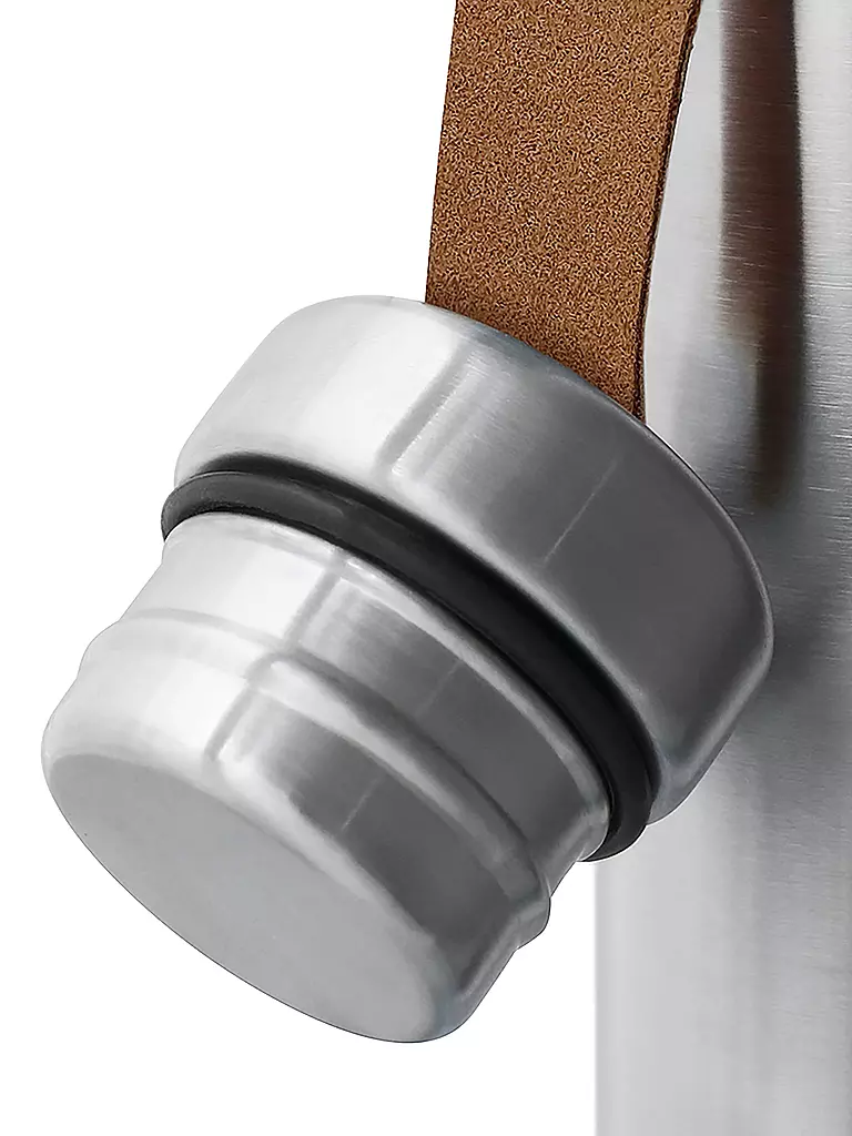 BLACK+BLUM | Botella isotérmica de 0,5 l negra/acero inoxidable |