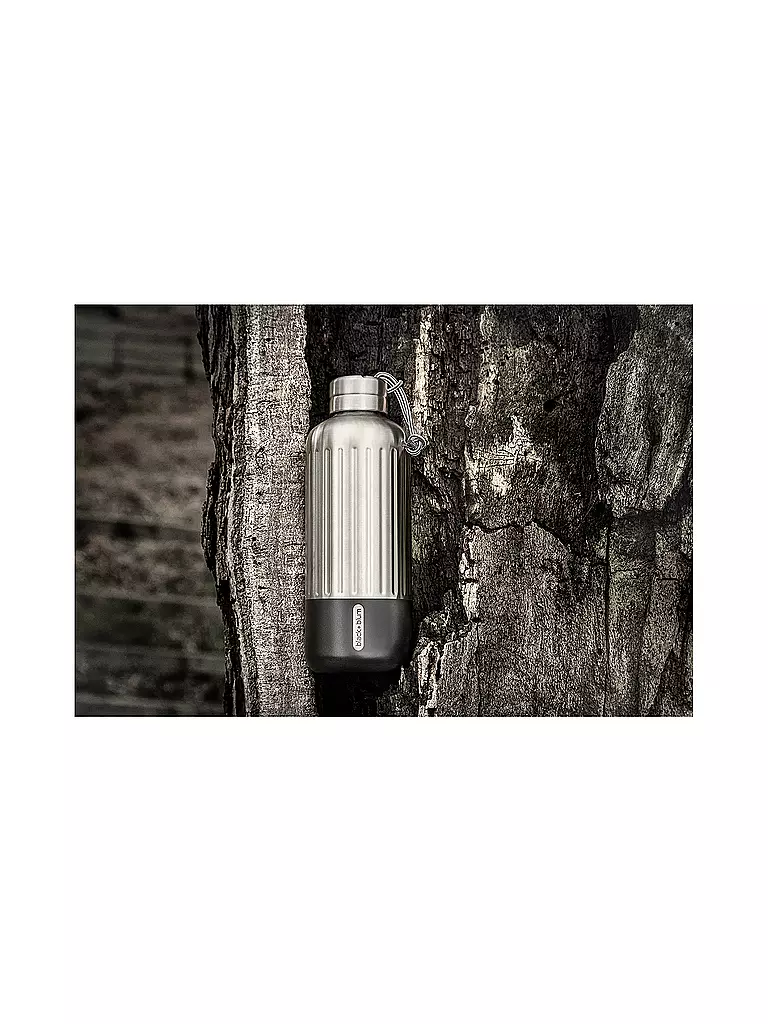 BLACK+BLUM | Botella isotérmica EXPLORER 0,85 l Negro/Acero inoxidable |
