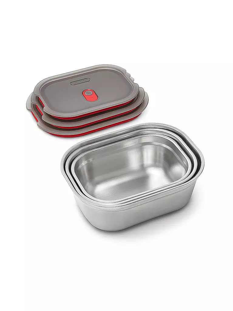 BLACK+BLUM | Caja multifunción de 650 ml de acero inoxidable | 