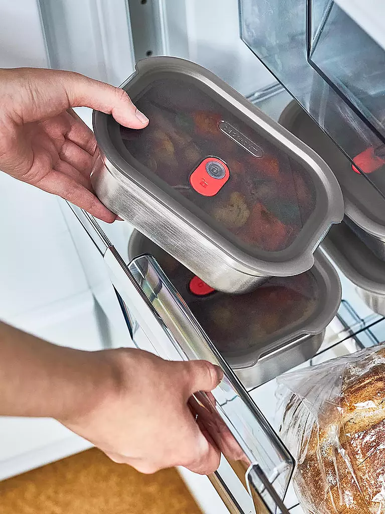 BLACK+BLUM | Caja multifunción de 650 ml de acero inoxidable | 