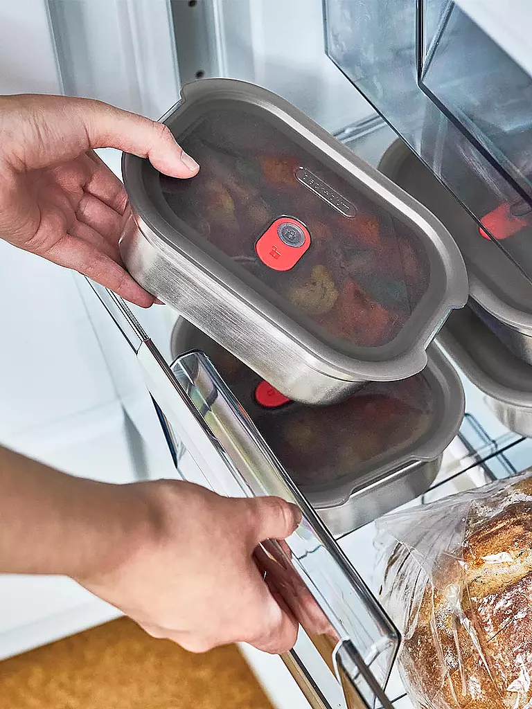 BLACK+BLUM | Caja multifunción de 900 ml de acero inoxidable | 
