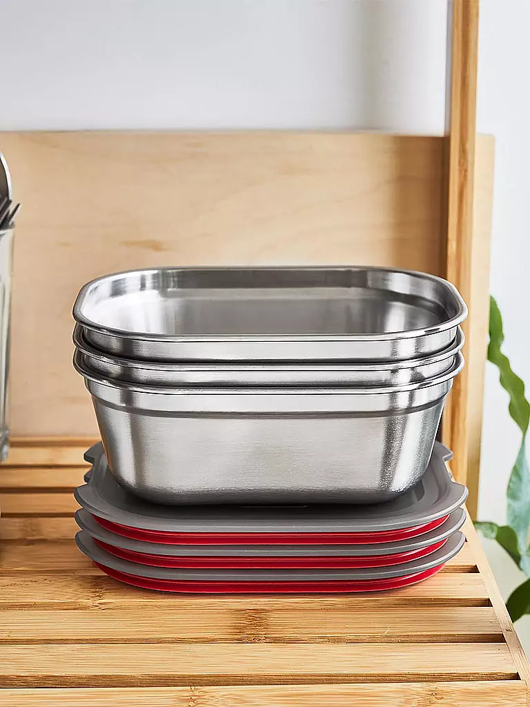 BLACK+BLUM | Caja multifunción de 900 ml de acero inoxidable | 
