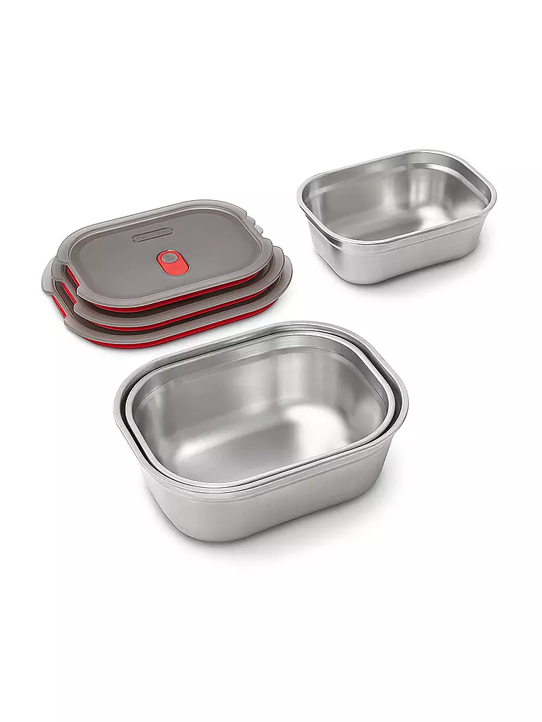 BLACK+BLUM | Caja multifunción de acero inoxidable de 1,2 l | Plata