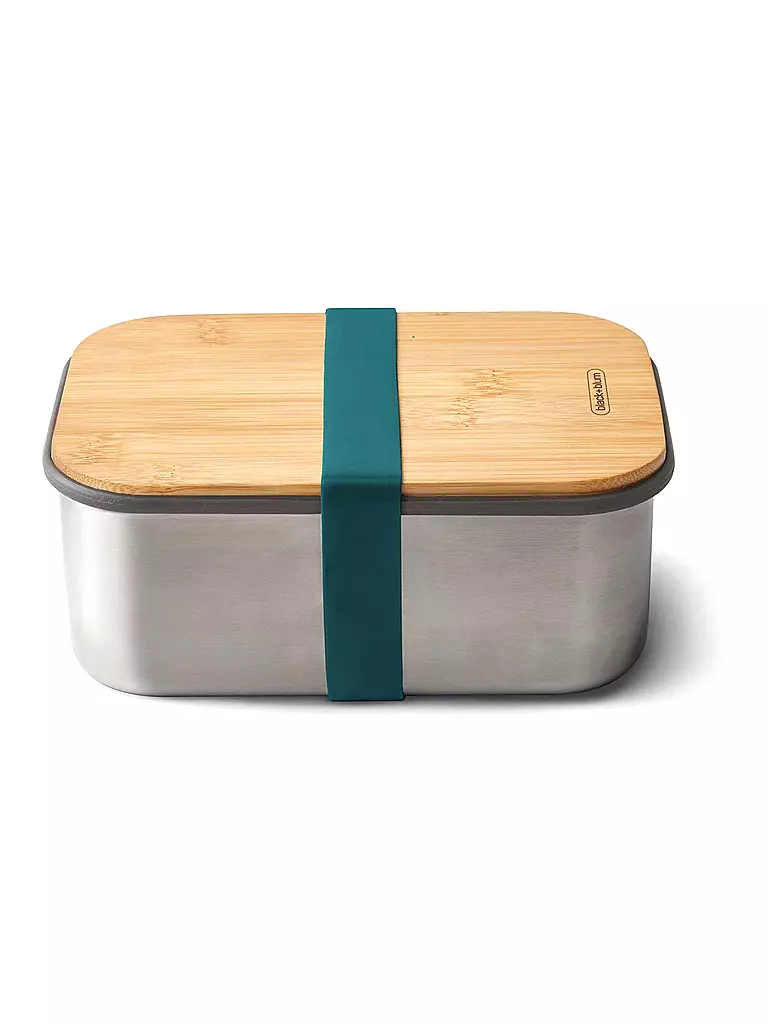BLACK+BLUM | Fiambrera - Lunchbox grande 19x13,5cm Océano/Acero inoxidable | Azul