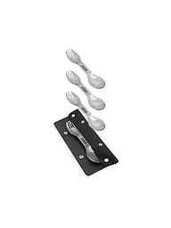 BLACK+BLUM | Set de göffel de 4 piezas de acero inoxidable | Plata