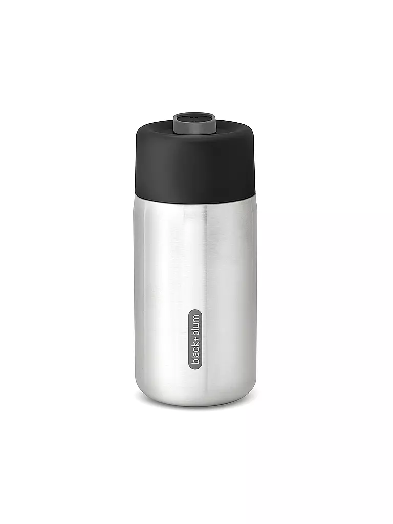 BLACK+BLUM | Termo - Vaso de acero inoxidable para llevar 340ml Negro/Acero inoxidable | Negro