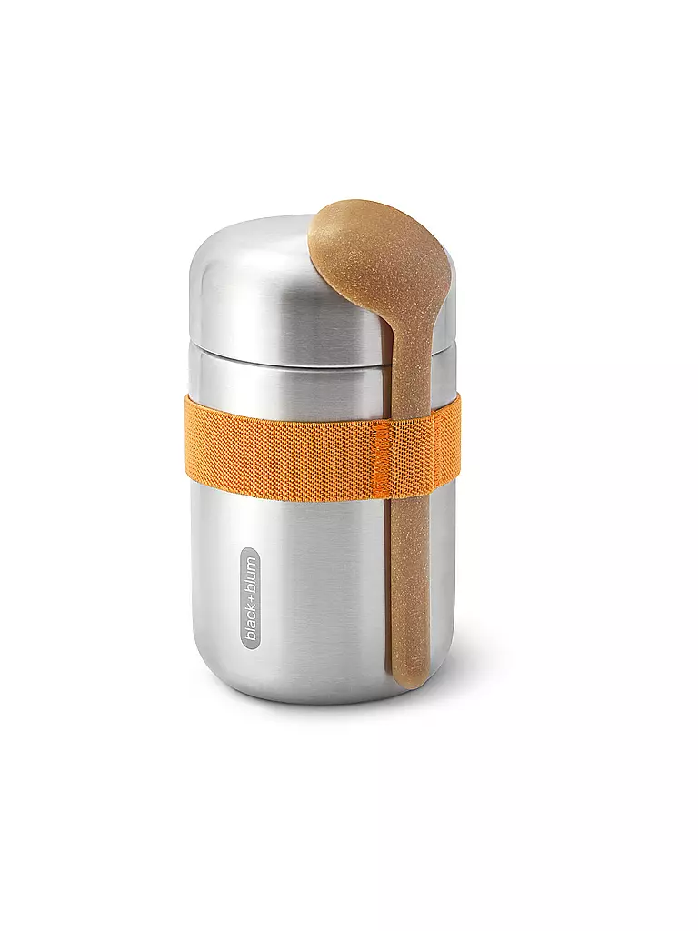 BLACK+BLUM | Termo para alimentos - Food Flask 400ml Naranja/Acero inoxidable | Naranja