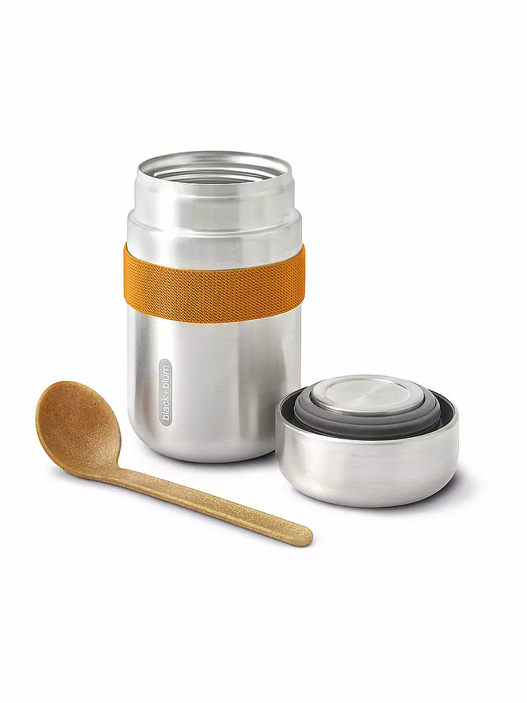 BLACK+BLUM | Termo para alimentos - Food Flask 400ml Naranja/Acero inoxidable | Naranja