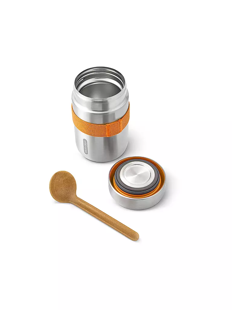 BLACK+BLUM | Termo para alimentos - Food Flask 400ml Naranja/Acero inoxidable | 