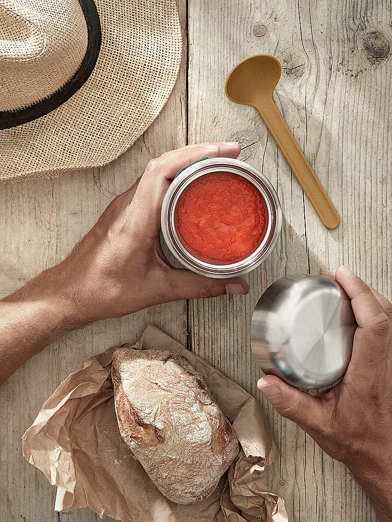 BLACK+BLUM | Termo para alimentos - Food Flask 400ml Naranja/Acero inoxidable | 