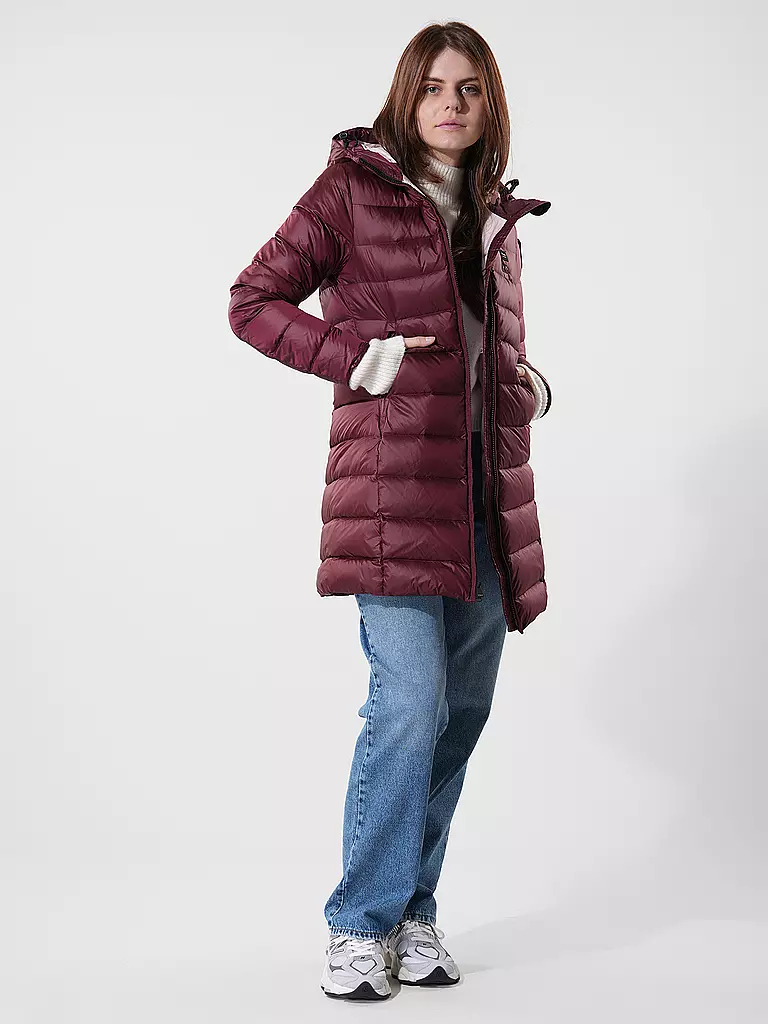 BLAUER | Daunenjacke AGNES | Rojo oscuro