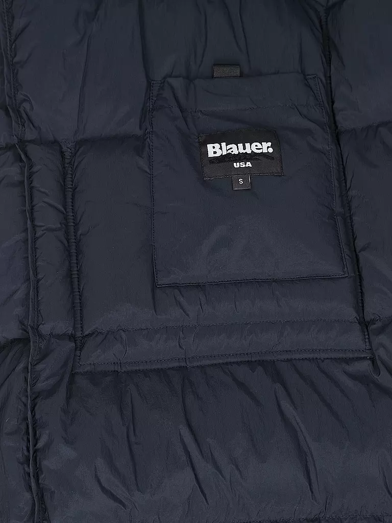 BLAUER | Daunenmantel | Azul oscuro