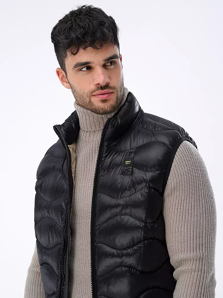 BLAUER | Steppgilet  | Negro