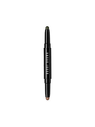 BOBBI BROWN | Sombra de ojos - Barra de sombra en crema de larga duración de doble punta (01 Café / Verde Dorado)