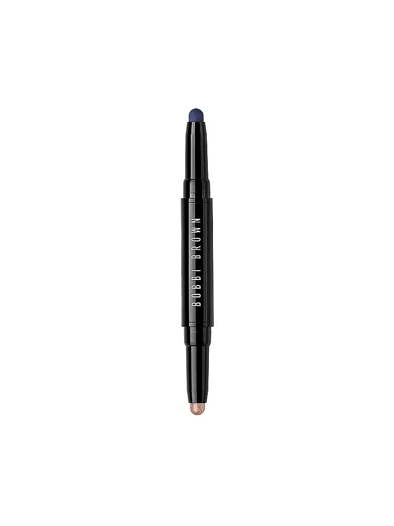 BOBBI BROWN | Sombra de ojos - Barra de sombra en crema de larga duración de doble punta (01 Silk / Rich Navy) | dunkelblau
