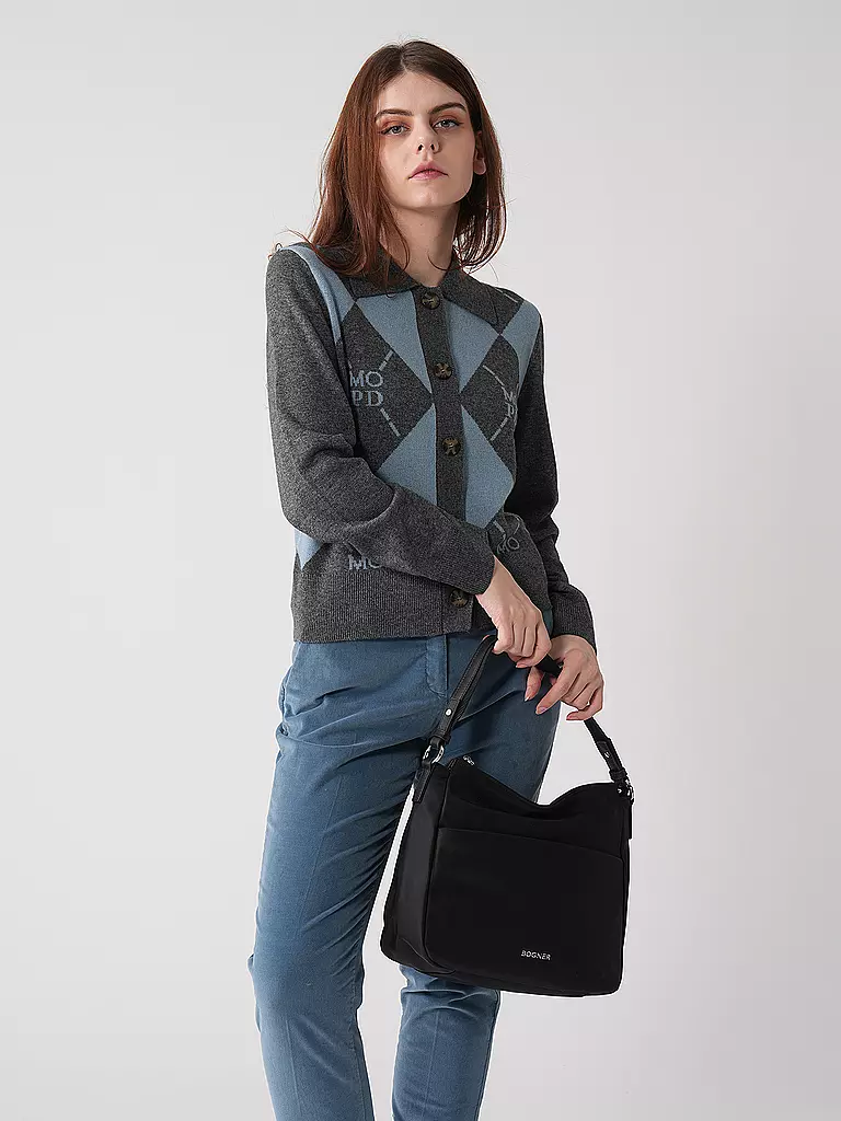 BOGNER | Bolso - Hobo KLOSTERS ISALIE Medium | Negro