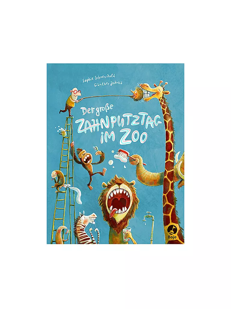BOJE VERLAG | Libro - El gran día del cepillado de dientes en el zoo | Sin color
