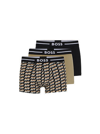 BOSS | Calzoncillos paquete de 3 negro oliva estampado