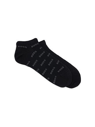 BOSS | Calcetines sneaker, paquete de 2, negro
