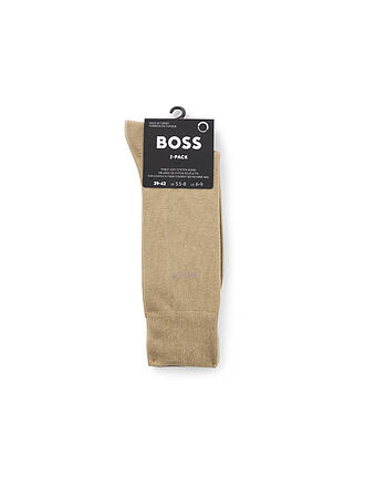 BOSS | Calcetines paquete de 2 beige medio