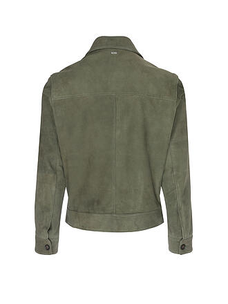 BOSS | Chaqueta de cuero H-MALBANO