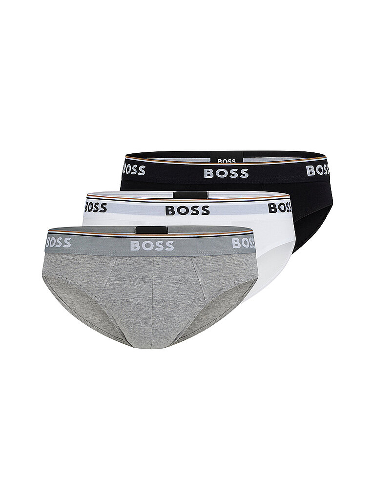 Slip paquete de 3 blanco negro XXL