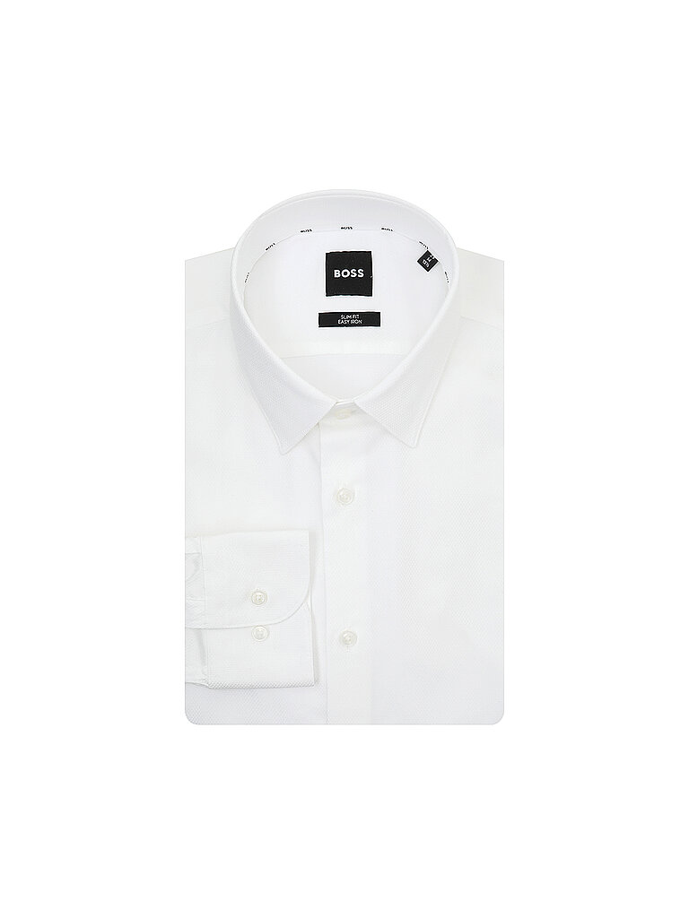 Boss Camisa Slim Fit blanco 45