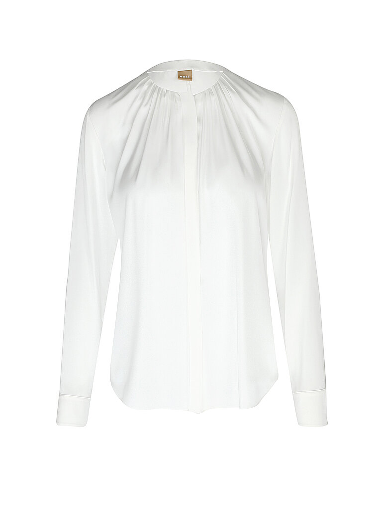 BOSS Blusa de seda BANORA blanco