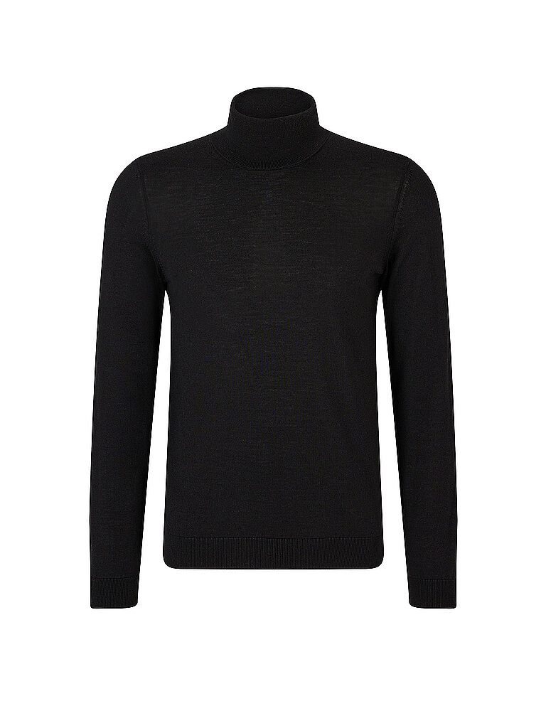 Jersey de cuello alto Slim Fit MUSSO negro XXL