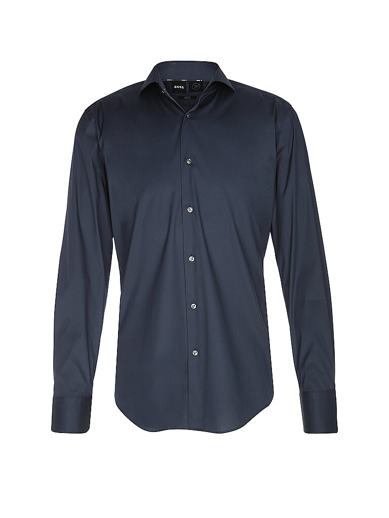 Camisa Slim Fit P-HANK azul oscuro 44