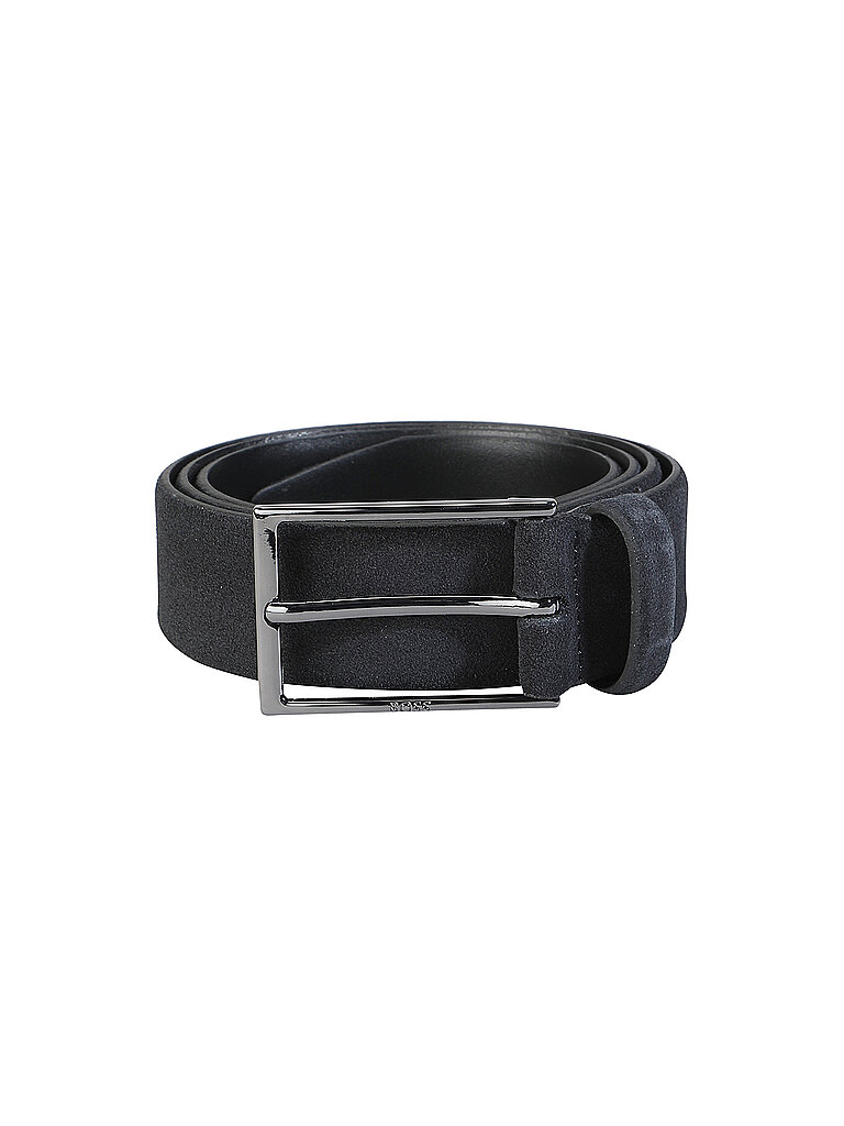 Cinturón de cuero CALINDO azul oscuro 95