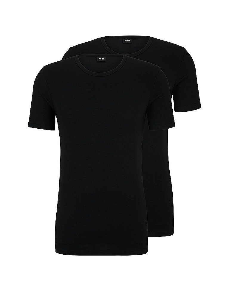 Paquete de 2 camisetas negro XXL