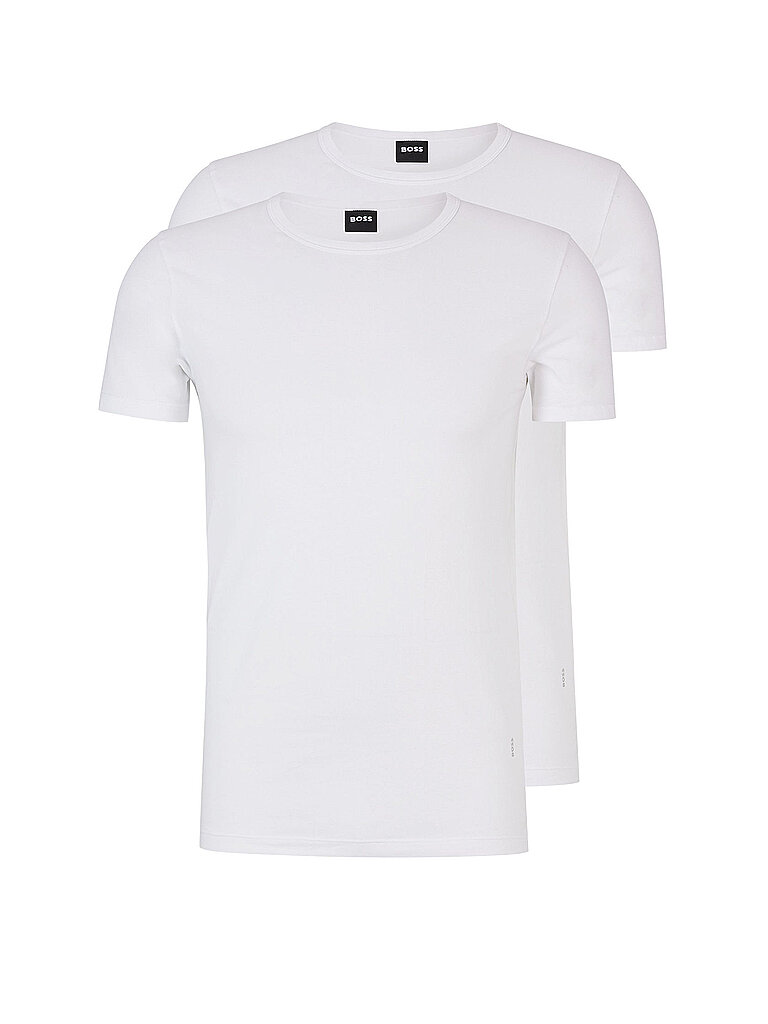 BOSS Paquete de 2 camisetas blanco