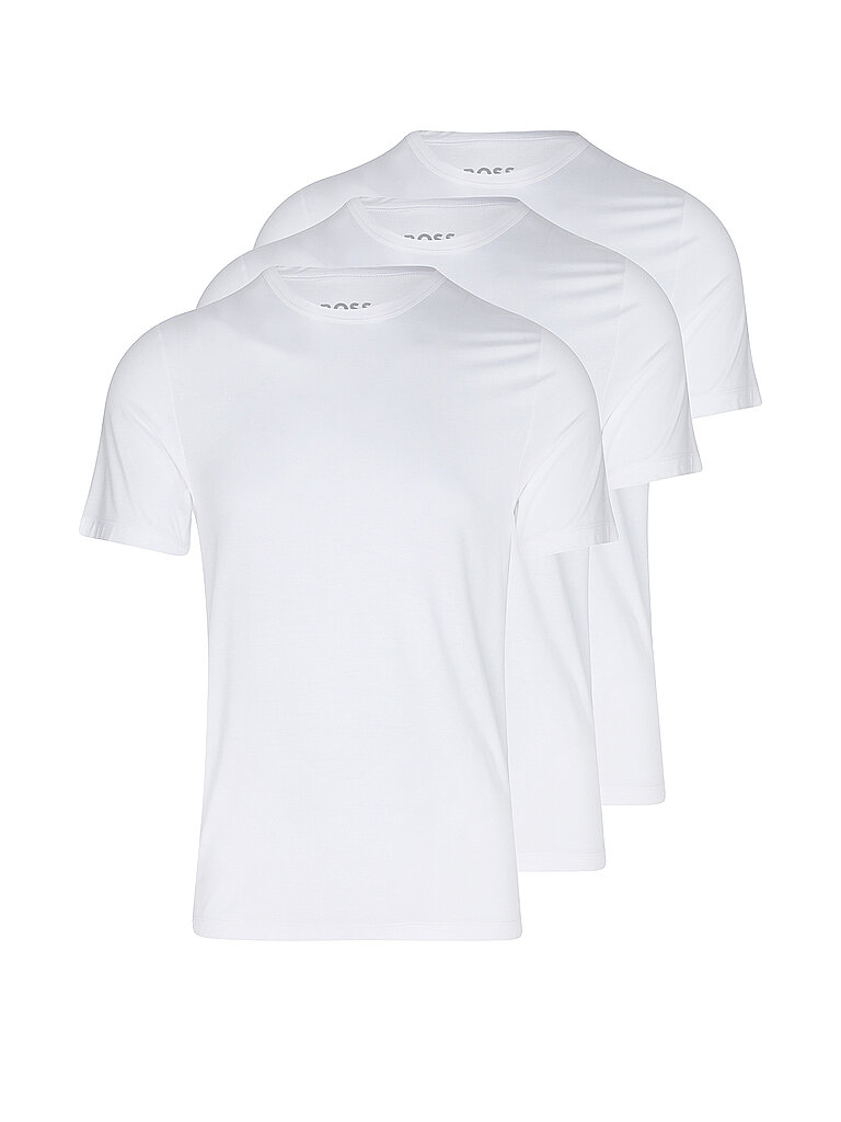 Paquete de 3 camisetas blancas blanco M
