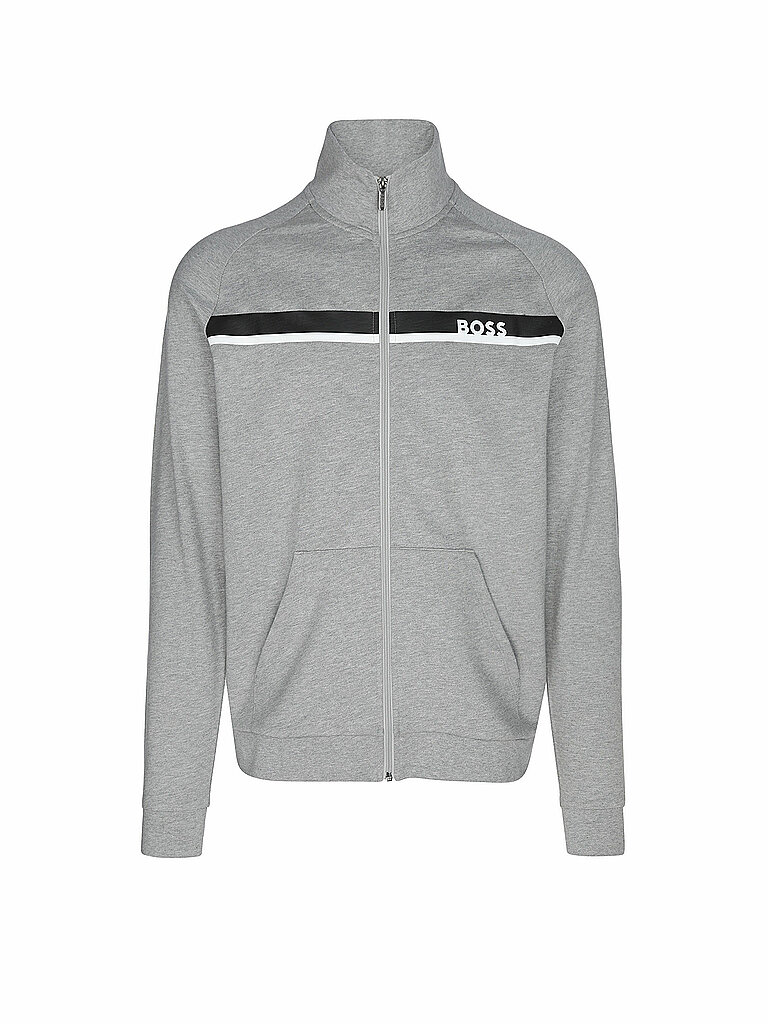 BOSS Chaqueta de chándal Loungewear gris claro