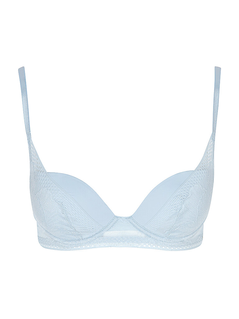Sujetador con aros HALF PAD_PEONY LACE azul claro azul claro 80C
